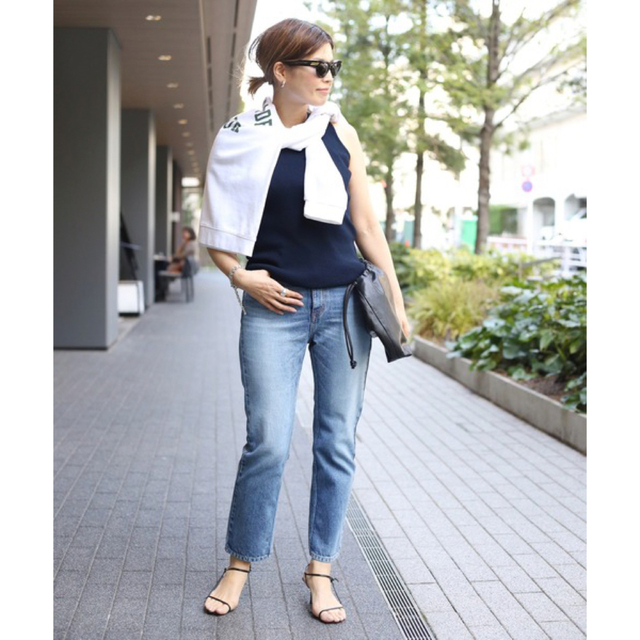 Deuxieme Classe Slim cropped デニム
