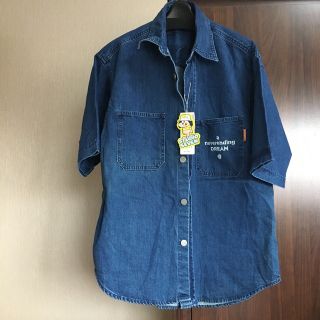 ジーユー(GU)のSTUDIO SEVEN×GU デニムワークシャツ 新品(Gジャン/デニムジャケット)