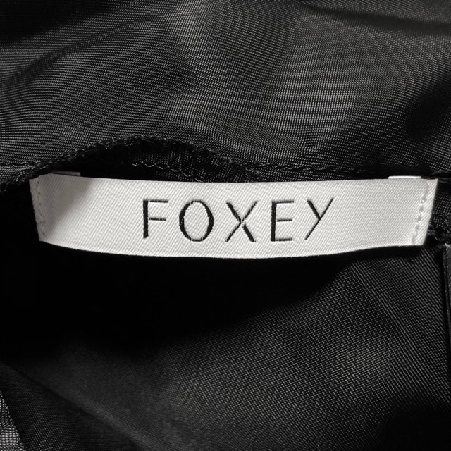 FOXEY(フォクシー)のフォクシー ワンピース サイズ40 M - 黒 レディースのワンピース(その他)の商品写真