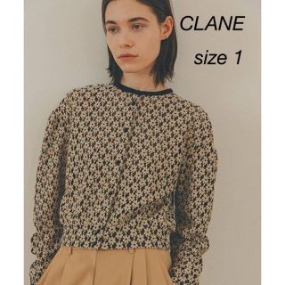 クラネ(CLANE)のCLANE クラネ  3Dフラワーレースカーディガン(カーディガン)