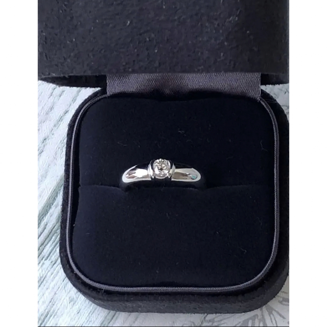 美品『USED』 Pt950/ダイヤモンド  TIFFANY&Co. リング・指輪 ダイヤモンド 0.41ct 3.7g 7号