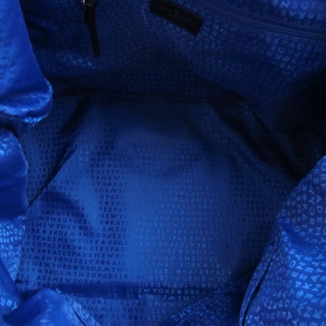 ケイトスペード kate spade  トートバッグ WKRU3526 P437  ボーダー ショルダー ハンド バッグ ホワイト系 ブルー系【中古】 レディースのバッグ(トートバッグ)の商品写真
