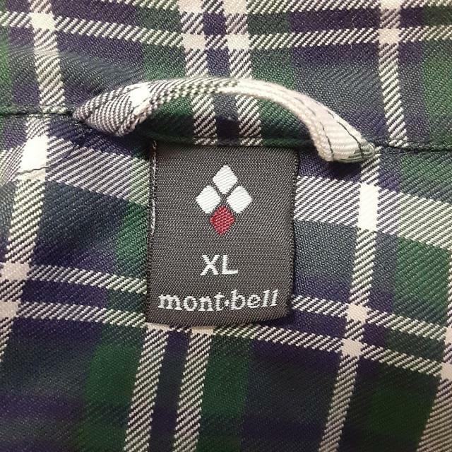 mont bell(モンベル)のモンベル 長袖シャツ サイズXL メンズ - メンズのトップス(シャツ)の商品写真