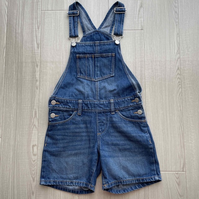 Old Navy(オールドネイビー)のキッズデニムサロペット キッズ/ベビー/マタニティのキッズ服女の子用(90cm~)(パンツ/スパッツ)の商品写真