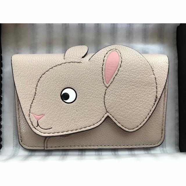 レオパードフラワーブラック アニヤハインドマーチ カードケース 小銭