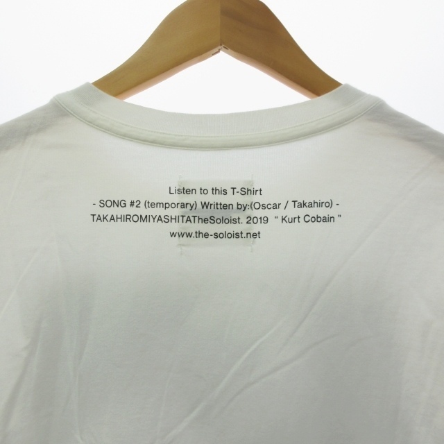 タカヒロミヤシタザソロイスト 19SS カート・コバーン Tシャツ タカヒロミヤシタザソロイスト 19SS カート・コバーン Tシャツ