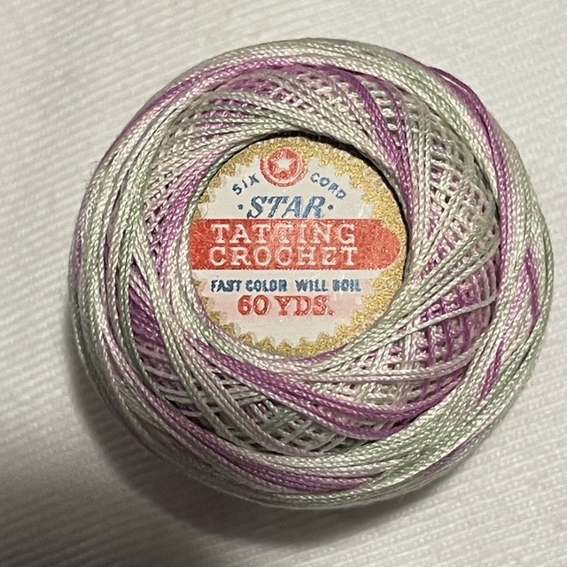 ビンテージ　タティング糸　2種 ハンドメイドの素材/材料(生地/糸)の商品写真