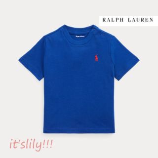 ラルフローレン(Ralph Lauren)の12m80cm   ラルフローレン  半袖　ロイヤルブルー　ワンポイント(シャツ/カットソー)