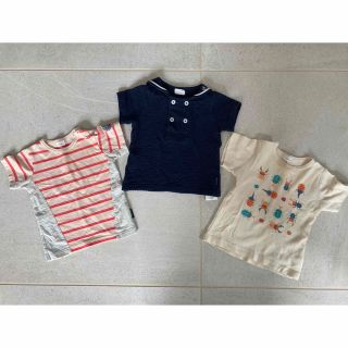 コンビミニ(Combi mini)のコンビミニ　半袖　Tシャツ　3点セット　80㎝(Ｔシャツ)