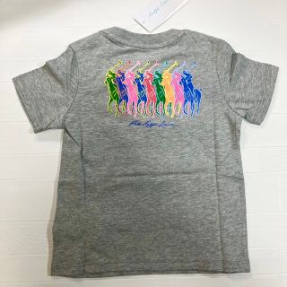 ラルフローレン(Ralph Lauren)の24m90cm  半袖　ピンクBP/背中カラフルBP　Tシャツ  ラルフローレン(Tシャツ/カットソー)