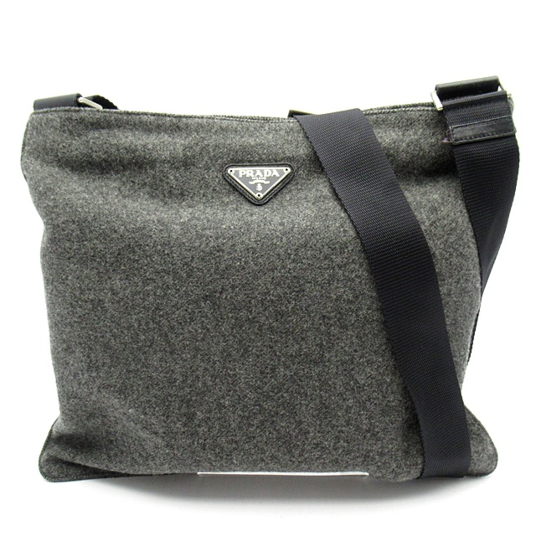 PRADA - プラダ ショルダーバッグ ウール メンズショルダーバッグ