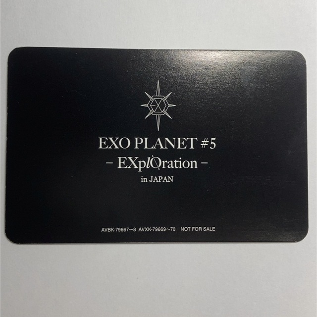 EXO EXplOration DVD ベッキョン トレカ