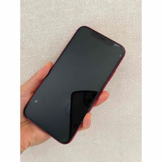 アイフォーン(iPhone)のiPhone XR本体　64GB RED(スマートフォン本体)