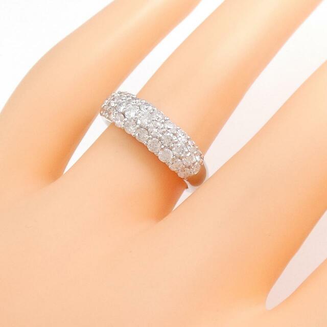 PT パヴェ ダイヤモンド リング 1.02CT