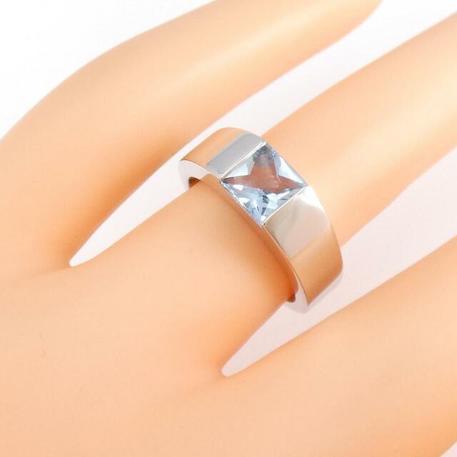 スノーブルー 11g Cartier カルティエ タンクリング マディラシトリン