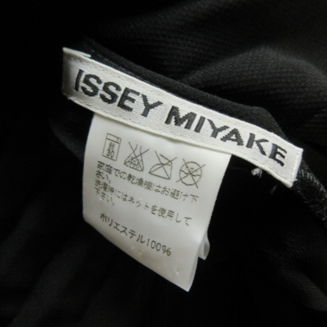 ISSEY MIYAKE WHITE LABELブラックプリーツシャツジャケット