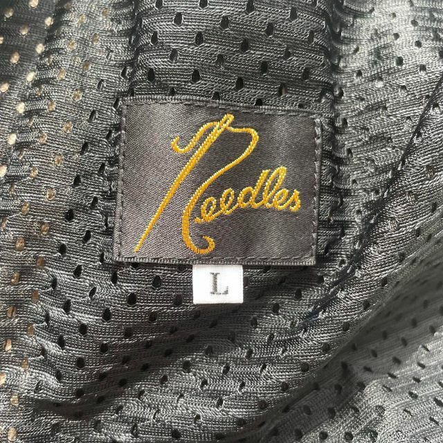 フェイクレザー　L ベージュ　グリーン　ニードルス　ニードルズ　needles