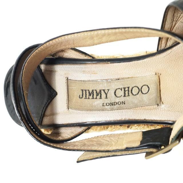 JIMMY CHOO(ジミーチュウ)のジミーチュウ サンダル 36 レディース - 黒 レディースの靴/シューズ(サンダル)の商品写真