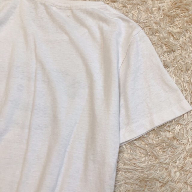 BEAMS(ビームス)のBEAMS HEART スマイルロゴプリントTシャツ 半袖　白Tシャツ レディースのトップス(Tシャツ(半袖/袖なし))の商品写真