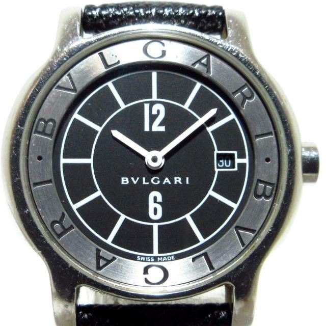 ブルガリ 腕時計 ソロテンポ ST29S 黒