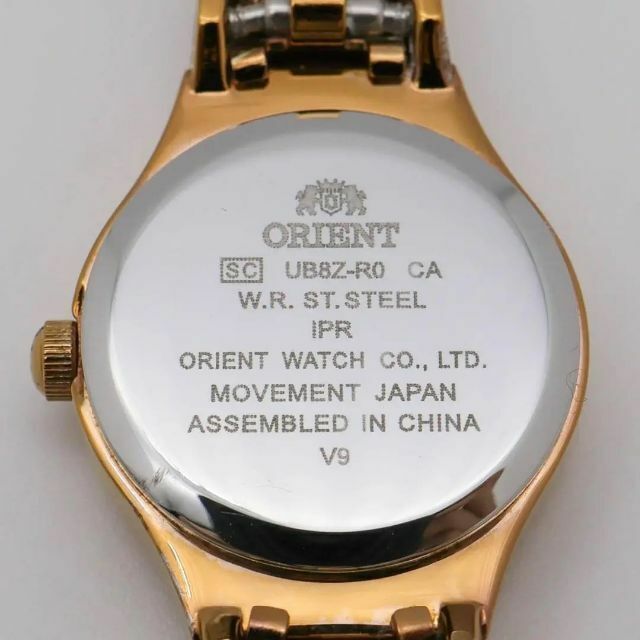 ORIENT(オリエント)の《一点物》ORIENT 腕時計 ピンクゴールド ドレスウォッチ クォーツ レディースのファッション小物(腕時計)の商品写真