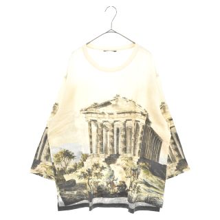 ドルチェアンドガッバーナ(DOLCE&GABBANA)のDOLCE & GABBANA ドルチェアンドガッバーナ 古代ローマプリント 七分丈Tシャツ マルチカラー(Tシャツ/カットソー(七分/長袖))