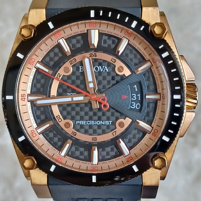 BULOVA ブローバ】98B152 プレシジョニスト☆クォーツ 腕時計 - agedor.ma