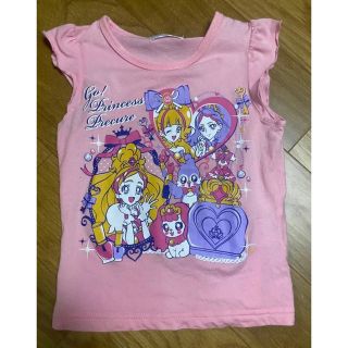 バンダイ(BANDAI)のプリンセスプリキュア ノースリーブ Tシャツ 100サイズ ピンク(Tシャツ/カットソー)