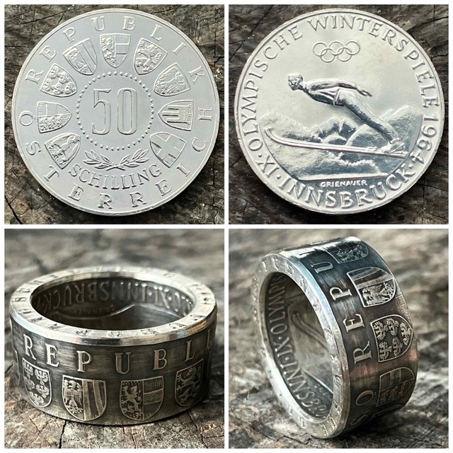 アメリカ モルガンダラー コインリング ブランド ReD 指輪 コイン 硬貨 ...