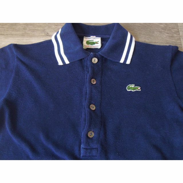 LACOSTE(ラコステ)の9jj 60's フレンチ　シュミーズ ラコステCHEMISE　LACOSTE鹿 レディースのトップス(シャツ/ブラウス(半袖/袖なし))の商品写真