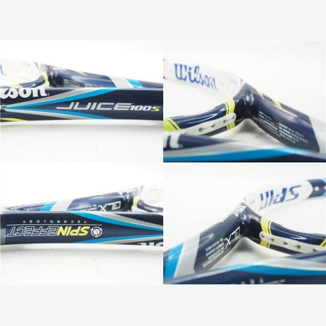 テニスラケット ウィルソン ジュース 100エス 2014年モデル (L2)WILSON JUICE 100S 2014301ｇ張り上げガット状態