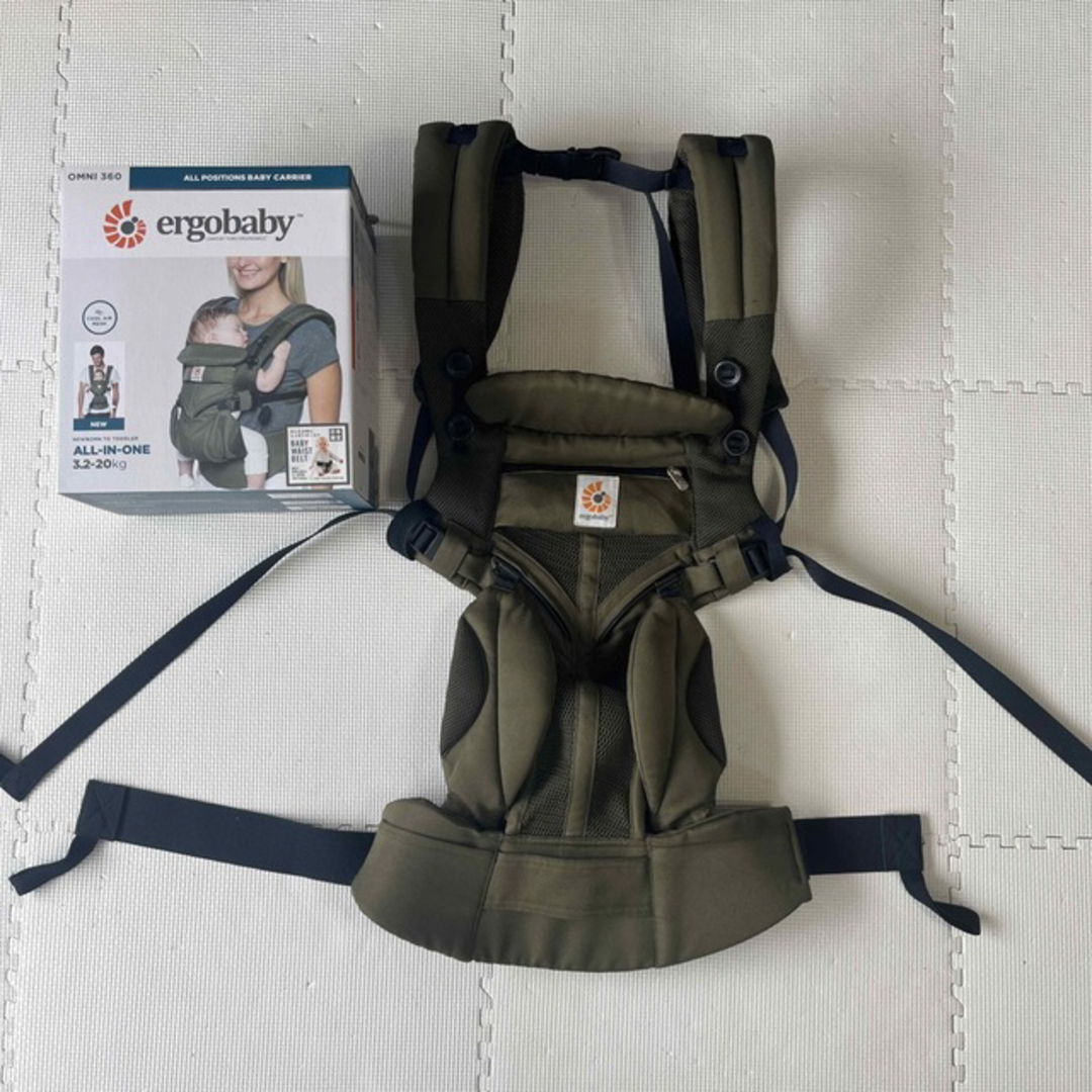 Ergobaby - エルゴ オムニ360 カーキグリーン メッシュの通販 by tw