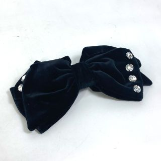 miumiu - ミュウミュウ MIUMIU ラインストーン リボン アクセサリー