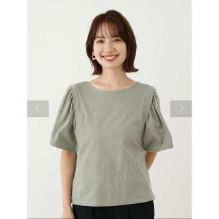 アースミュージックアンドエコロジー(earth music & ecology)のearth　music&ecology　きれい見えカットソー(Tシャツ(半袖/袖なし))