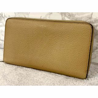 セリーヌ(celine)のセリーヌ　長財布　ラウンドファスナー　シンプル　大容量　ベージュ(財布)