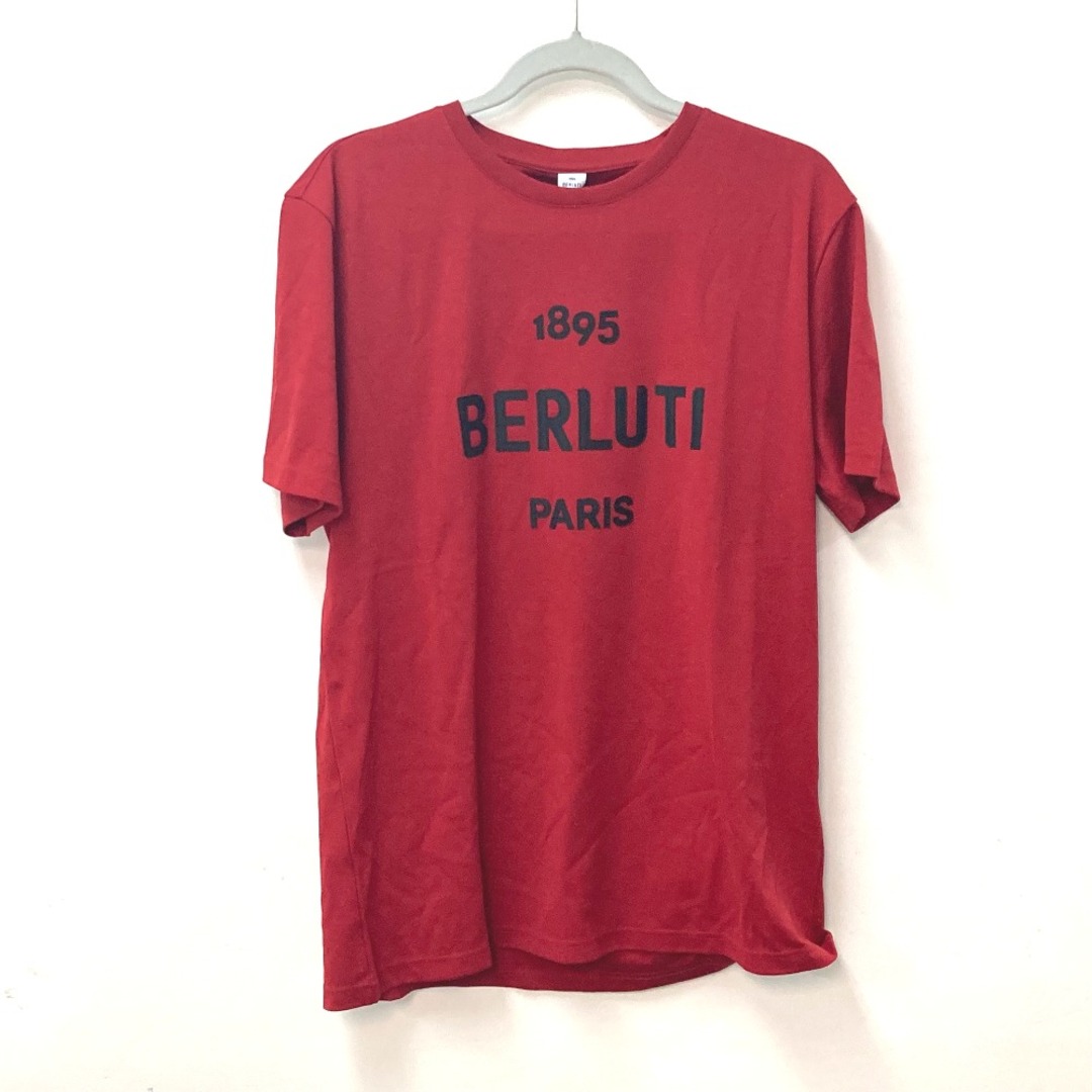 ベルルッティ Berluti ロゴ アパレル トップス 半袖Ｔシャツ コットン レッド 未使用