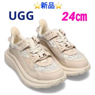 UGG スニーカー CA805 V2 (BEIGE/BANDANA) 23.5㎝-