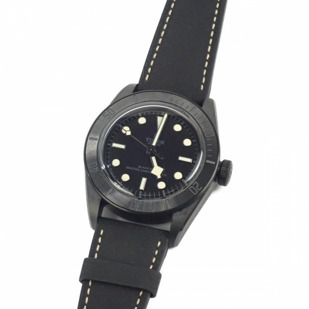 約41mmベルト【Aランク】 TUDOR チューダー ヘリテージ ブラックベイ メンズ 腕時計 79210CNU セラミック レザーベルト ブラック文字盤 防水200m【ISEYA】