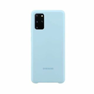 サムスン(SAMSUNG)のGalaxy S20+ Plus シリコーン カバー 純正品 ブルー(Androidケース)