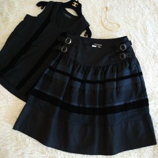 日本製☆ジュンヤワタナベ 異素材ミックスセットアップ タンクトップ