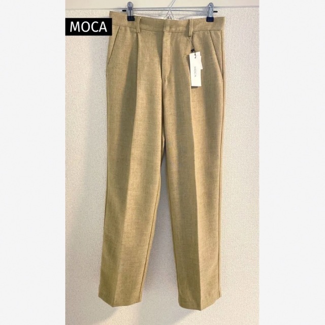 SELECT MOCA(セレクトモカ)の新品　セレクトモカ　センタープレスリネンライクパンツ　 レディースのパンツ(カジュアルパンツ)の商品写真