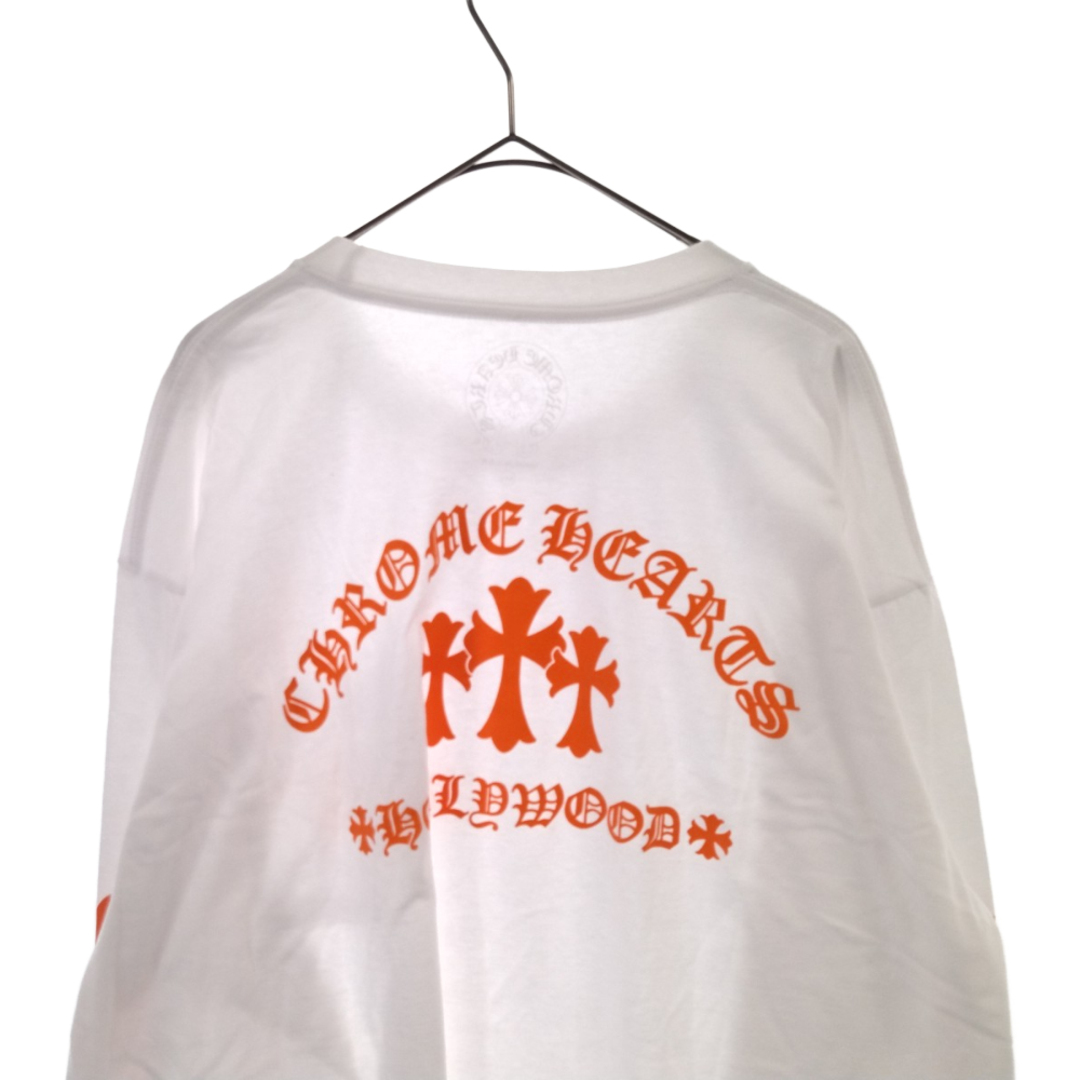 CHROME HEARTS オレンジ セメタリー クロス ロンT 長袖 - Tシャツ