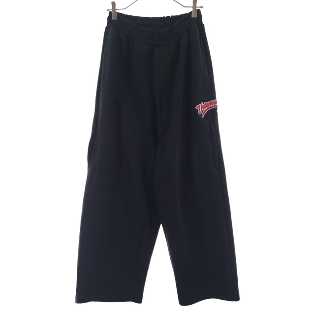 VETEMENTS ヴェトモン 17AW Oversized Baseball Logo Pants MAH18PA22 オーバーサイズ ベースボールロゴ スウェットパンツ ブラック