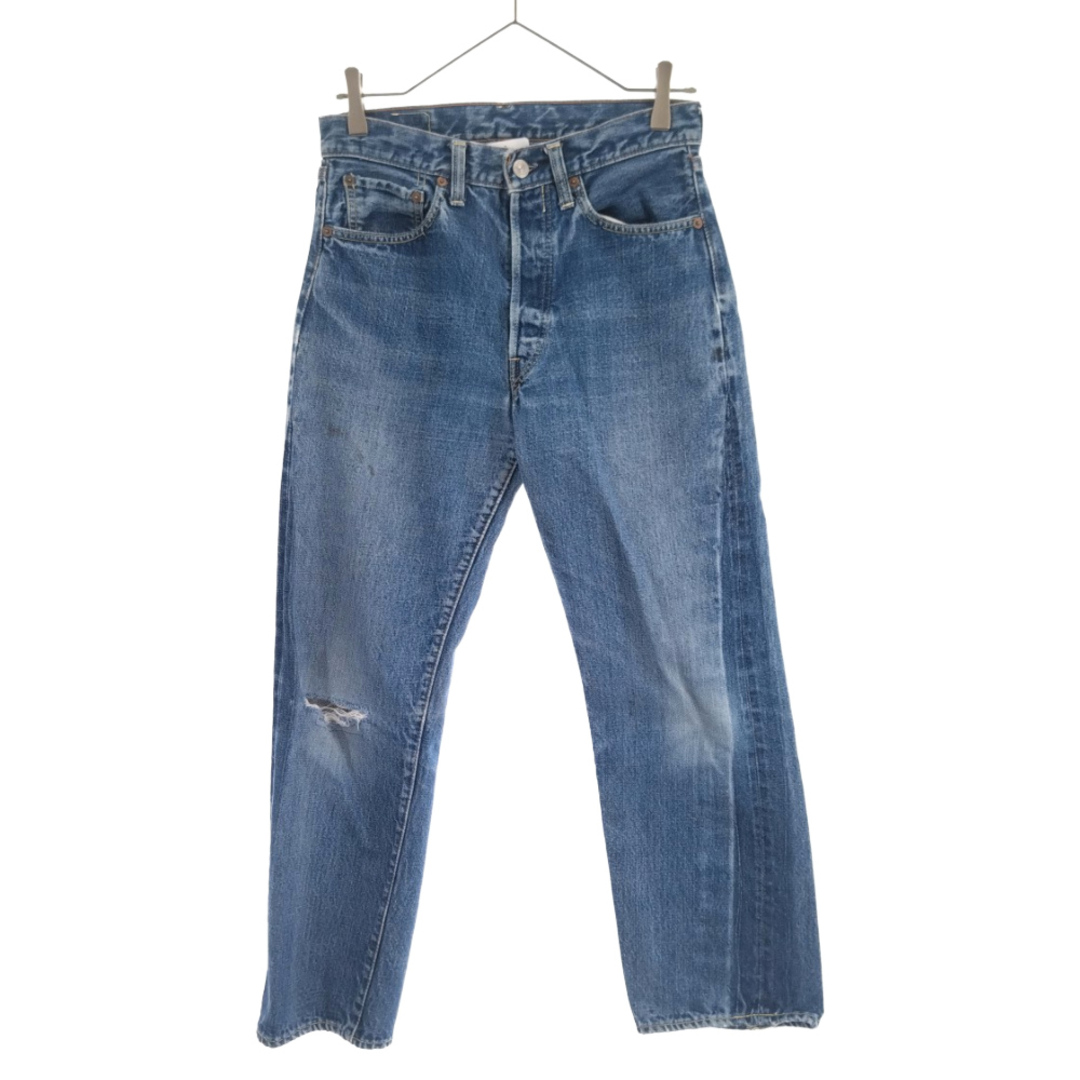 LeviLevi's リーバイス 60-70S VINTAGE 501 ビッグE 紙パッチ 赤耳 ボタン裏6 イエローステッチ混 デニムパンツ インディゴ