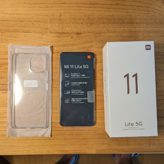 【値下げ】Xiaomi Mi 11 Lite 5G トリュフブラック