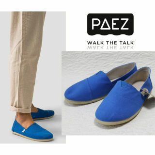 新品タグ付き【PAEZ パエツ】スリッポン フラットシューズ 26-26.5cm(スリッポン/モカシン)