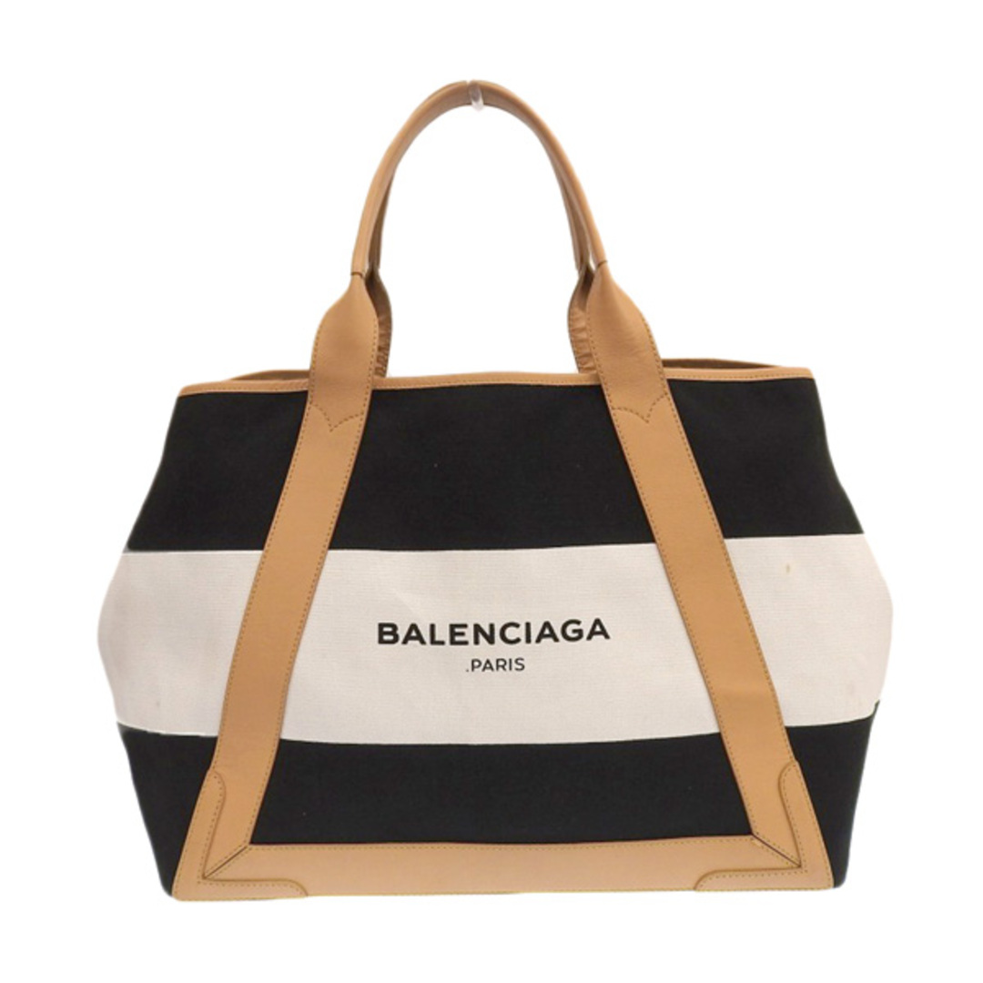 Balenciaga バレンシアガ キャンバス ネイビーカバスM トートバッグ