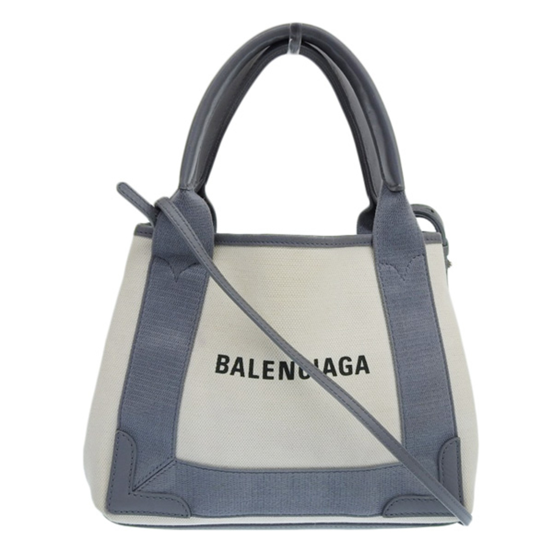 Balenciaga - 【中古】Balenciaga バレンシアガ キャンバス ネイビー
