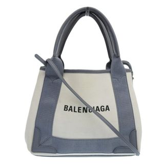 Balenciaga バレンシアガ キャンバス ネイビーカバスXS 2WAY