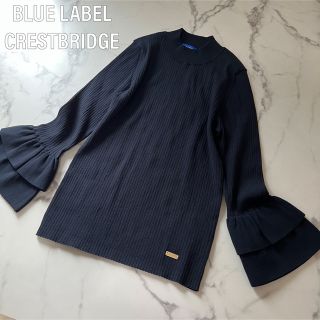 ブルーレーベルクレストブリッジ(BLUE LABEL CRESTBRIDGE)のBLUE LABEL CRESTBRIDGE トップス ニット　セーター　フリル(ニット/セーター)